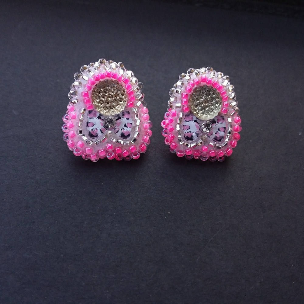 Native American Indian regalia earrings HANDMADE